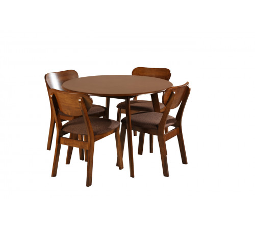 მალაიზიური მრგვალი მაგიდა + 4 სკამი RH7226+RH367