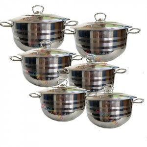 ქვაბების ნაკრები AREA 6 PCS