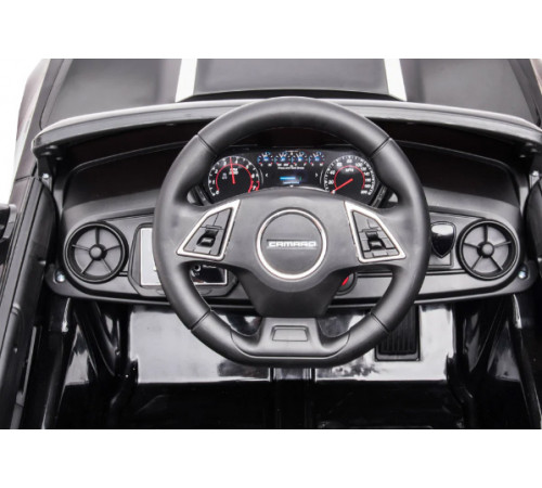 საბავშვო ელექტრო მანქანა CHEVROLET CAMARO HL 558 BLACK საბავშვო ელექტრო მანქანა CHEVROLET CAMARO HL 558 BLACK