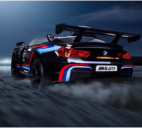 საბავშვო ელექტრო მანქანა BMW M6 GT3 BLACK საბავშვო ელექტრო მანქანა BMW M6 GT3 BLACK
