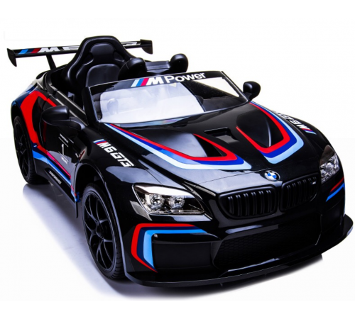 საბავშვო ელექტრო მანქანა BMW M6 GT3 BLACK საბავშვო ელექტრო მანქანა BMW M6 GT3 BLACK
