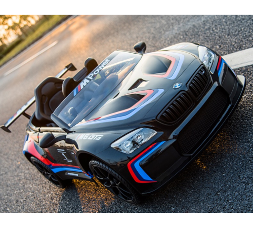საბავშვო ელექტრო მანქანა BMW M6 GT3 BLACK საბავშვო ელექტრო მანქანა BMW M6 GT3 BLACK