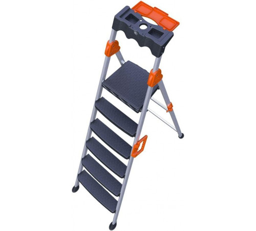 გასაშლელი კიბე MENSA PLUS 5+1 METAL STEP LADDER გასაშლელი კიბე MENSA PLUS 5+1 METAL STEP LADDER
