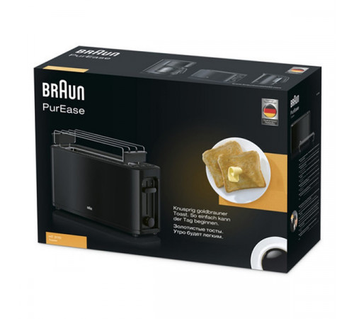 ტოსტერი BRAUN PurEase HT3110BK ტოსტერი BRAUN PurEase HT3110BK