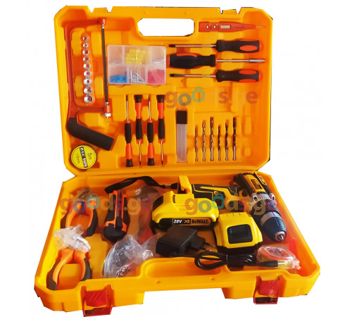 ხელსაწყოების ნაკრები DeWalt 36V 0-350 ხელსაწყოების ნაკრები DeWalt 36V 0-350