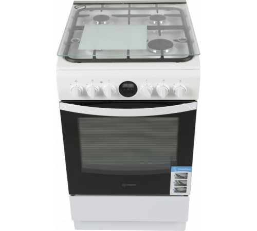 გაზის ქურა INDESIT IS5G8CHW/E გაზის ქურა INDESIT IS5G8CHW/E