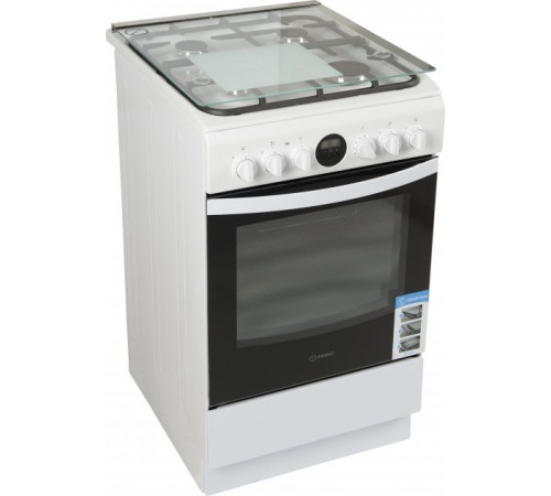 გაზის ქურა INDESIT IS5G8CHW/E გაზის ქურა INDESIT IS5G8CHW/E