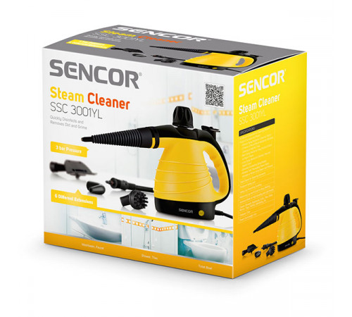 ორთქლით საწმენდი SENCOR SSC 3001YL ორთქლით საწმენდი SENCOR SSC 3001YL