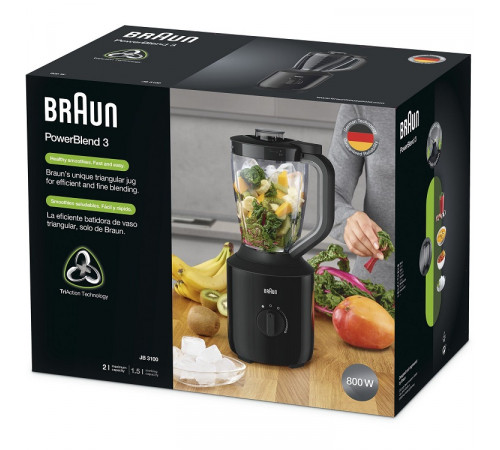 ბლენდერი BRAUN JB3100BK ბლენდერი BRAUN JB3100BK