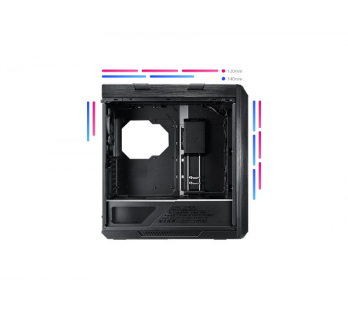 კეისი ASUS ROG Strix Helios GX601 Black (90DC0020-B39000) კეისი ASUS ROG Strix Helios GX601 Black (90DC0020-B39000)