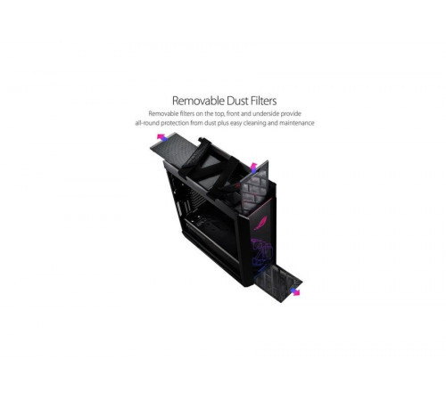 კეისი ASUS ROG Strix Helios GX601 Black (90DC0020-B39000) კეისი ASUS ROG Strix Helios GX601 Black (90DC0020-B39000)