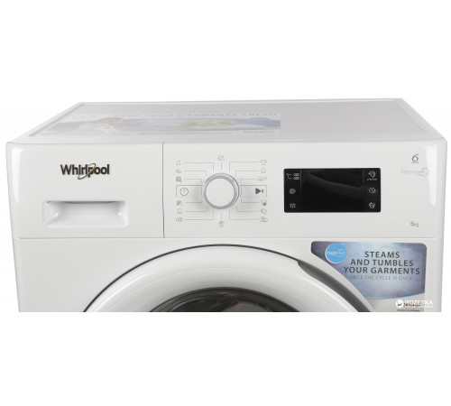 სარეცხი მანქანა WHIRLPOOL FWSG 61253W EU სარეცხი მანქანა WHIRLPOOL FWSG 61253W EU