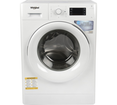 სარეცხი მანქანა WHIRLPOOL FWSG 61253W EU სარეცხი მანქანა WHIRLPOOL FWSG 61253W EU