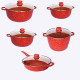ქვაბების ნაკრები PRIMA GERMANY 5 PCS