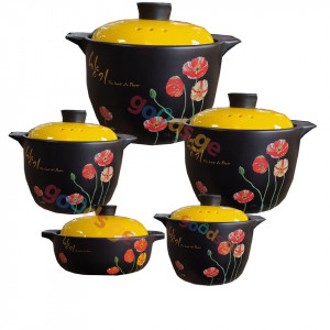 კერამიკული ქვაბების ნაკრები SCENT OF A  FLOWER 5 pcs (2)