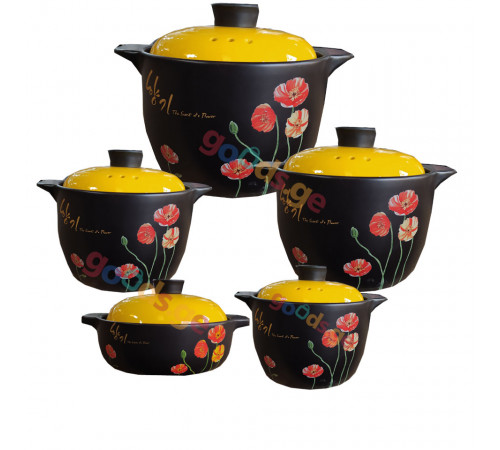 კერამიკული ქვაბების ნაკრები SCENT OF A FLOWER 5 pcs (2) კერამიკული ქვაბების ნაკრები SCENT OF A FLOWER 5 pcs (2)