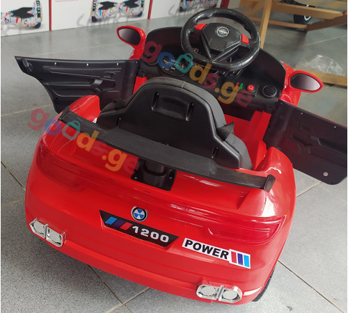 საბავშვო ელექტრო მანქანა BMW 1200 RED საბავშვო ელექტრო მანქანა BMW 1200 RED