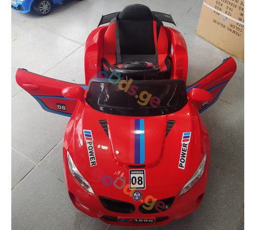 საბავშვო ელექტრო მანქანა BMW 1200 RED საბავშვო ელექტრო მანქანა BMW 1200 RED