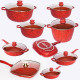 ქვაბების ნაკრები PRIMA GERMANY 9 PCS