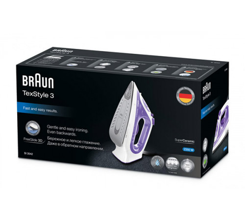 უთო BRAUN Texstyle 3 SI3042VI უთო BRAUN Texstyle 3 SI3042VI