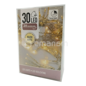 გირლანდა საახალწლო AXS300140 30 LED თბილი თეთრი 3 მ