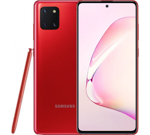 მობილური ტელეფონი SAMSUNG Galaxy Note 10 lite LTE Red N770F მობილური ტელეფონი SAMSUNG Galaxy Note 10 lite LTE Red N770F