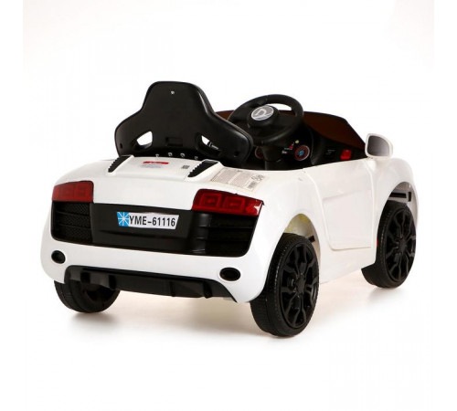 საბავშვო ელექტრო მანქანა AUDI 6116 WHITE საბავშვო ელექტრო მანქანა AUDI 6116 WHITE