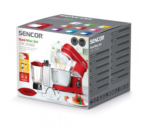 სამზარეულოს კომბაინი SENCOR STM 3754RD-EUE3 სამზარეულოს კომბაინი SENCOR STM 3754RD-EUE3