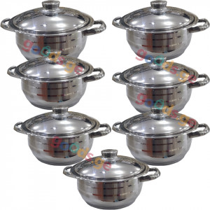 ქვაბების ნაკრები SERENA 7 PCS
