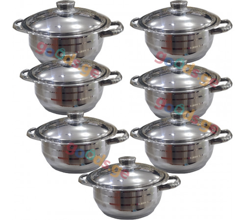 ქვაბების ნაკრები SERENA 7 PCS ქვაბების ნაკრები SERENA 7 PCS