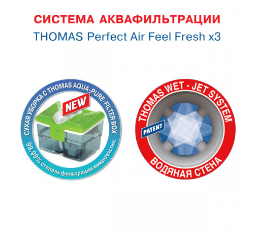 მტვერსასრუტი THOMAS PERFECT AIR FEEL FRESH მტვერსასრუტი THOMAS PERFECT AIR FEEL FRESH