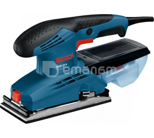 ვიბრაციული სახეხი მანქანა Bosch GSS 23 A Professional 190W (0601070400) ვიბრაციული სახეხი მანქანა Bosch GSS 23 A Professional 190W (0601070400)