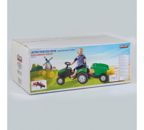 ტრაქტორი პედლებით PILSAN ACTIVE PEDAL TRAKTOR 07-316 ტრაქტორი პედლებით PILSAN ACTIVE PEDAL TRAKTOR 07-316