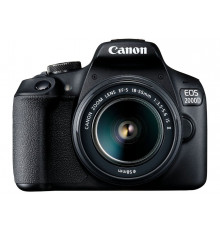ციფრული კამერა Canon EOS 2000D Black + Lens EF-S 18-55 IS II