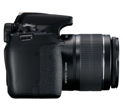 ციფრული კამერა Canon EOS 2000D Black + Lens EF-S 18-55 IS II ციფრული კამერა Canon EOS 2000D Black + Lens EF-S 18-55 IS II