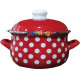 ქვაბების ნაკრები SAVASAN LADYBUG RED