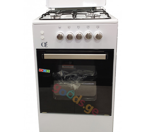გაზის ქურა OZ OG 5040 W OVEN GAS გაზის ქურა OZ OG 5040 W OVEN GAS