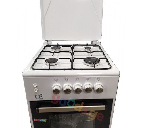 გაზის ქურა OZ OG 5040 W OVEN GAS გაზის ქურა OZ OG 5040 W OVEN GAS
