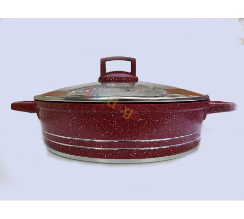გრანიტის ქვაბები UAKEEN RED 7 PCS 889117 გრანიტის ქვაბები UAKEEN RED 7 PCS 889117