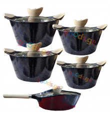 ქვაბების ნაკრები MGC GREBLON 5 PCS
