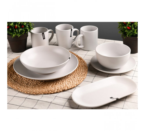 თეფშების ნაკრებები 12 პერსონა ARDESTO LUCCA WHITE 38 PCS თეფშების ნაკრებები 12 პერსონა ARDESTO LUCCA WHITE 38 PCS