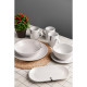 თეფშების ნაკრებები 12 პერსონა ARDESTO LUCCA WHITE 38 PCS