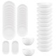 თეფშების ნაკრებები 12 პერსონა ARDESTO LUCCA WHITE 38 PCS