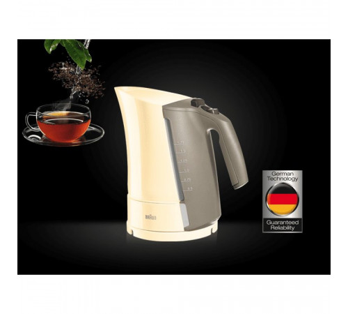 ელექტრო ჩაიდანი BRAUN WK300 CREAM ელექტრო ჩაიდანი BRAUN WK300 CREAM