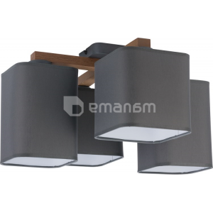 ჭაღი TK Lighting TORA GREY 4166 4х E27 max 60W