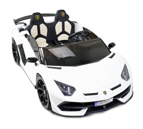 საბავშვო ელექტრო მანქანა LAMBORGINI AVENTADOR SX2028 WHITE საბავშვო ელექტრო მანქანა LAMBORGINI AVENTADOR SX2028 WHITE