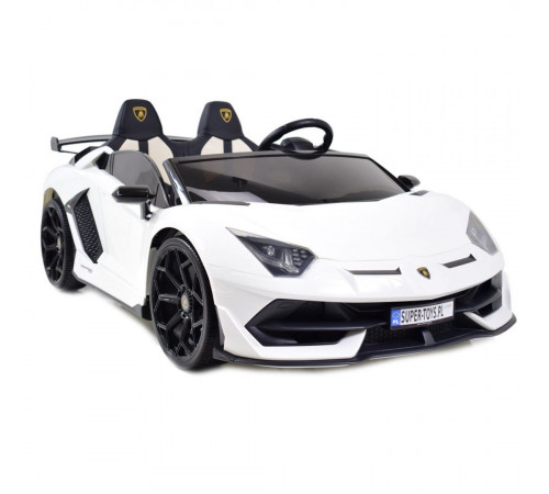 საბავშვო ელექტრო მანქანა LAMBORGINI AVENTADOR SX2028 WHITE საბავშვო ელექტრო მანქანა LAMBORGINI AVENTADOR SX2028 WHITE
