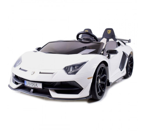 საბავშვო ელექტრო მანქანა LAMBORGINI AVENTADOR SX2028 WHITE საბავშვო ელექტრო მანქანა LAMBORGINI AVENTADOR SX2028 WHITE