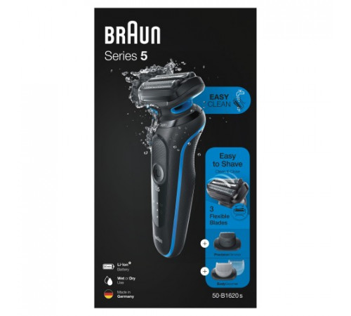 წვერსაპარსი BRAUN 50-B1620s SERIES 5 წვერსაპარსი BRAUN 50-B1620s SERIES 5