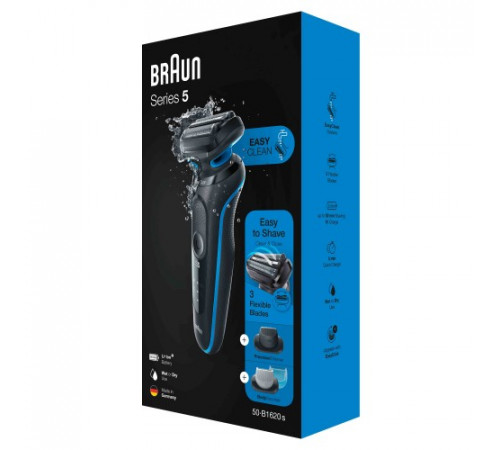 წვერსაპარსი BRAUN 50-B1620s SERIES 5 წვერსაპარსი BRAUN 50-B1620s SERIES 5